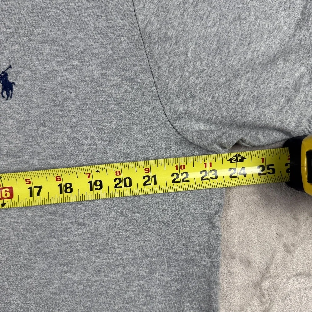 Polo By Ralph Lauren Shirt Mens Large Gray Cotton Short Sleeve Polo Pony Logo